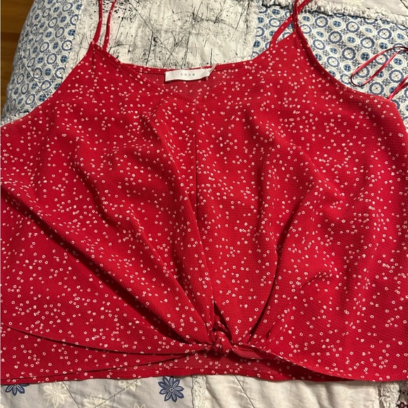 Lush Tops - Lush tie up tank top